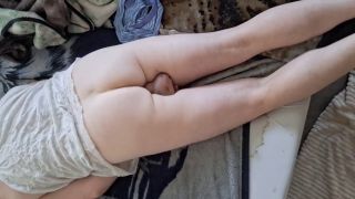 GardenGirlFun - Risky masturbation with cum filled condom-6