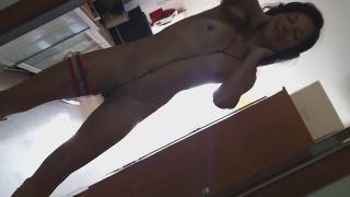 My Wife SexyDreamsDancing TOTALLY NAKED under Hotel Corridor Cams and at my room balcony-0