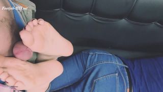 free adult video 30 Quick footjob while reading – Twinfeets - foot - fetish porn smoking fetish-6