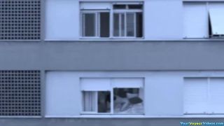 Mature couple fucking by the window-0