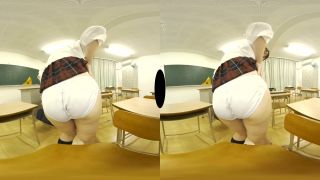 [VR] Schoolgirl Uniform Upskirt VR Part 2, amateur feet on amateur porn -2