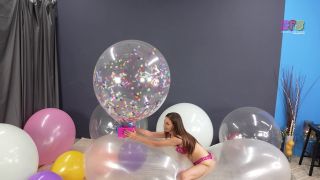Custom Fetish - Madi Pump Pops Balloons While on MOAB - Fetish-4