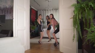 Dancing party Dominika c with Adelle and Ciny Shine  - -)-0