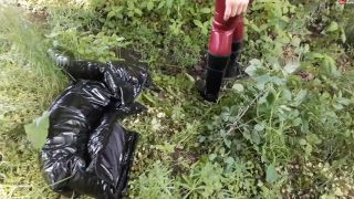 My Dirty Hobby - Shinylady2015 - Aussortierte Wetlook Lack Jacke & Regenjacke mit Gummistiefel im S... - Amateur-1