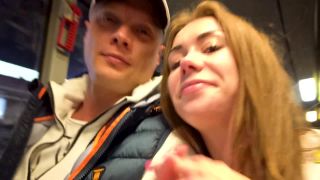 Risky Public Blowjob In The DoubleDecker City Bus 1080p-9