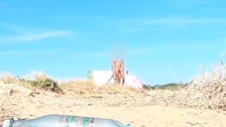 Milf Sucks My Cock On Nude Beach.-6