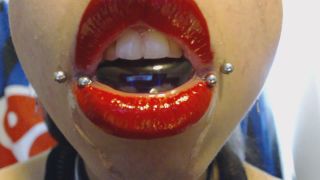 free video 15 Miss Alice the Goth – Red Lipstick Drooling and Spit Bubbles | miss alice the goth | amateur porn amateur interracial video-3