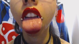 free video 15 Miss Alice the Goth – Red Lipstick Drooling and Spit Bubbles | miss alice the goth | amateur porn amateur interracial video-7