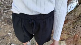 [GetFreeDays.com] BEACH ADVENTURE Public Cock Flashing Caught by a Runner and handjob while watching porn-2