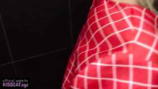 porn clip 5 Kisscat Public Sex in MacDonalds WC, party hardcore porn on hardcore porn -9