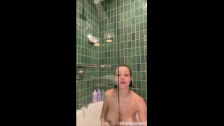 Sabrina Nichole  shower video Sabrina Nichole  Video Teasing Pussy In Steamy Shower Solo-2