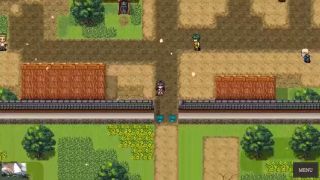 18 Year Cute Girl repost a petite blondie vs steel ninjas - samurai vandalism-0