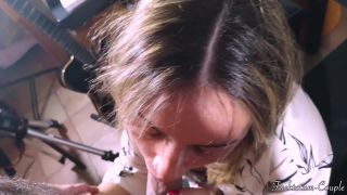 Slurping Blowjob Cumshot In Her Throat Makes Her Cough 1080p-1