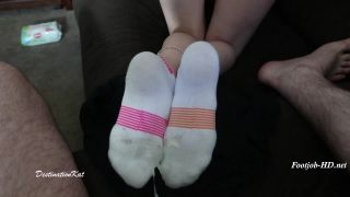 xxx video clip 8 karlee grey foot fetish FootJob and Cum On My Socks, footjob on feet porn-9