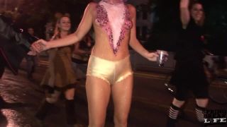 Flashing on Duval Street During Fantasy  Fest-1