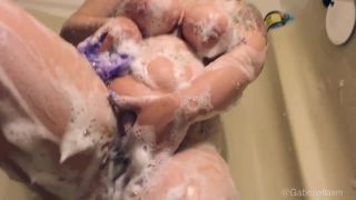 M@nyV1ds - Gaberiella - BBW Bigtits soapy wet shower JOI-5