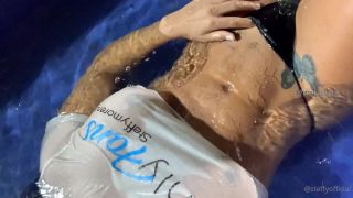 Steffymoreno - the fact of seeing all my girlfriends so sexy with their wet shirt and small thong made me 24-10-2020-2