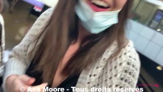 Ava Moore – We Suck a Student in the Toilets of a Park in Lyon with Luna Rival Blowjob-1