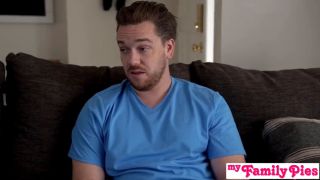 Small Tits Cum thirsty Sia Lust Fucks Stepdad then fucks Stepbro for 2nd Creampie-1