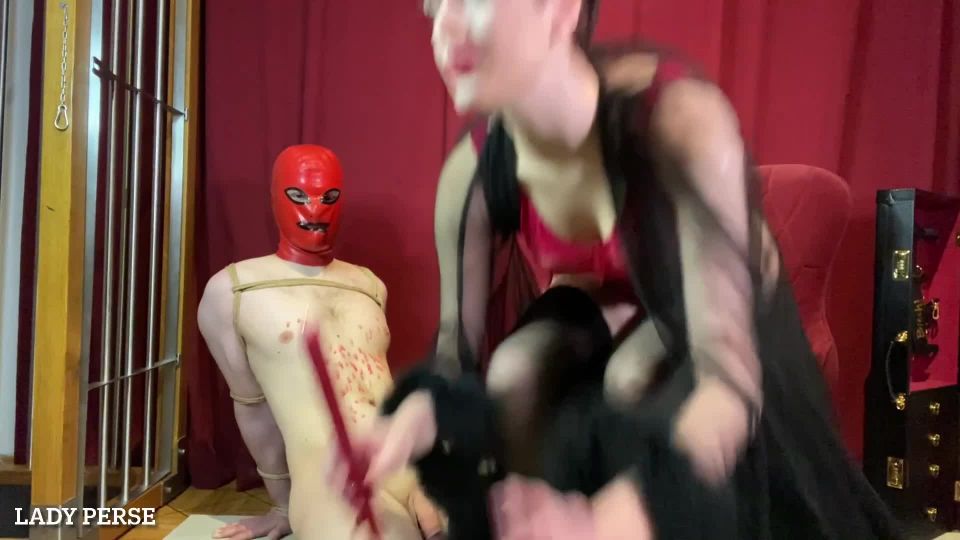 MVLadyPerse - Wax Play With My Tied Slave