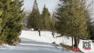 [GetFreeDays.com] Outdoor Risky Fuck on Ski Slope with perfect body brunette Porn Clip March 2023-2