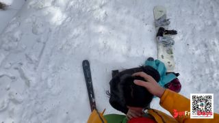 [GetFreeDays.com] Outdoor Risky Fuck on Ski Slope with perfect body brunette Porn Clip March 2023-3