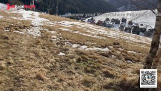 [GetFreeDays.com] Outdoor Risky Fuck on Ski Slope with perfect body brunette Porn Clip March 2023-6