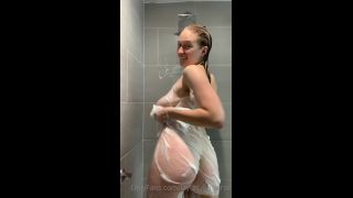 Laylas universe () Laylasuniverse - heres a sexy goofy shower video minutes of jiggly and soapy boobie and booty action 27-09-2020-7