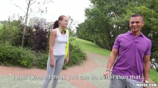 Recruiting A Sexy Euro Girl 1080p - Public-1