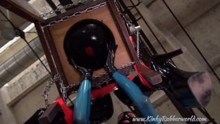 ballbusting fetish Latex Porn – 7763 – Fetisch Narzisse – The Used Rubber Girl On The Chair, rubber on fetish porn-2