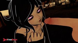 Leyley sucks your dick under a table on a date  ASMR VR POV Roleplay -9