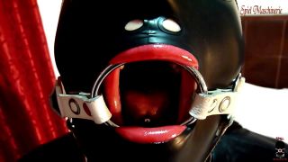 adult xxx video 5 11317 Spiel Maschinerie – Black Latex Slave Slut With Ring Gag Deepthroated Cock, Dildo _ Fucked Hard, stoya femdom on toys -0