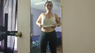 Scrawny Boy & Hot MILF: Panty & Bra Tease, Porn Roleplay - Full HD-1
