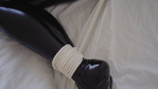 porn video 31 hindi femdom masturbation porn | Miss Ellie Mouse – Bondage in a Latex Black Catsuit | femdom pov-6