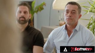 Busty Milf Shalina Devine Takes Care of both Mens Cocks Letting Them Dp Her ...-2