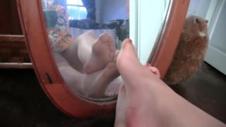 Nylon Covered Feet Control Your Orgasm webcam Goddess Lacey-4