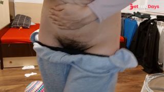 [GetFreeDays.com] The hot brunette is massaging her ass. Hairy pussy mom, big tits, big ass Sex Clip May 2023-0