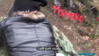 Emo chick has sex in the  woods-9