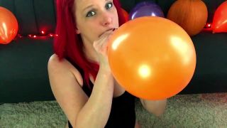 femdom legs pov | Allie - Halloween Balloon Fetish v986 | femdom pov-3
