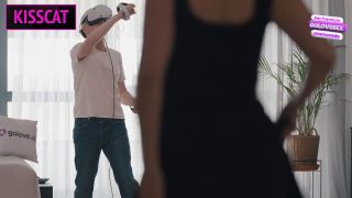 MySchoolLife,Kisscat - S4E6: Wife Teases Husband with Lingerie and Begs for Threesome—Ends with Double Girl Blowjob Promise-4