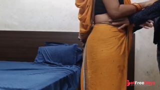 Hot Indian Newly join servant seduces by her house owner for romance, Desi maid-3