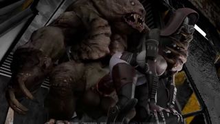 Uncensored Hentai an incredibly monstrous sized cock impales Laras pussy and ass on itself. I recommend new-9