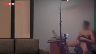 Str8 daddy watching porn in the stepsons room xxx CUMSHOT-0