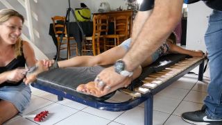FrenchTickling – Mahia’s Submission To Veronique Continues Face Down Tickling-9
