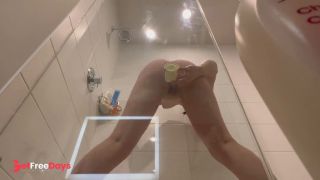 [GetFreeDays.com] College Babe Rides a Large Dildo In The Shower Porn Stream July 2023-0