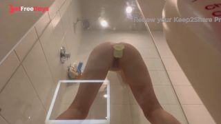 [GetFreeDays.com] College Babe Rides a Large Dildo In The Shower Porn Stream July 2023-1