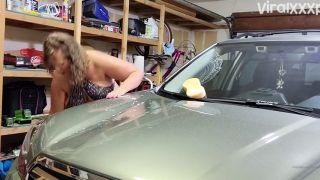 MILF porn URSULA ANDREIA fantasymilfursula OnlyFans Curvy Goddess Washing Car in Bikini Showing Huge Tits and Ass-2