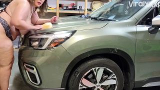 MILF porn URSULA ANDREIA fantasymilfursula OnlyFans Curvy Goddess Washing Car in Bikini Showing Huge Tits and Ass-7