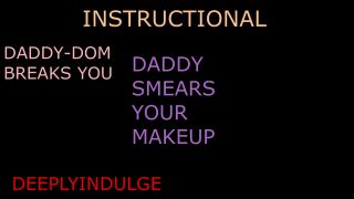 Joi Instruction SMEARING YOUR MAKE UP INSTRUCTIONAL ASMR TO MAKE YOU A WEAK NEEDY PRINCESS-2