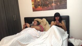 Poin Of View I masturbate my pussy in front of my horny stepfather.-1